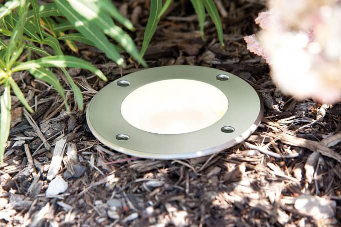 ground luminaires led in the garden